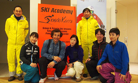 ジョルジオ・ロッカ氏とフェロースタッフ@スイス・サンモリッツ