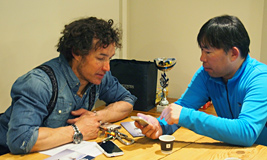 ジョルジオ・ロッカ氏とフェロー水澤CEO、来日前打合せ