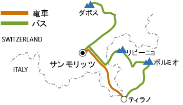 ティラノ観光図
